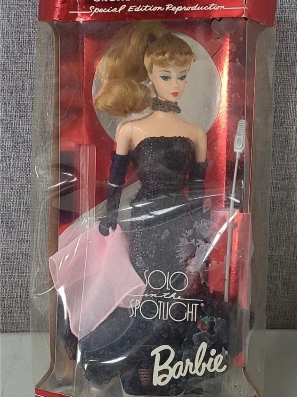 Barbie Black Gown Solo in the Spotlight Fashion Doll with Pink Scarf